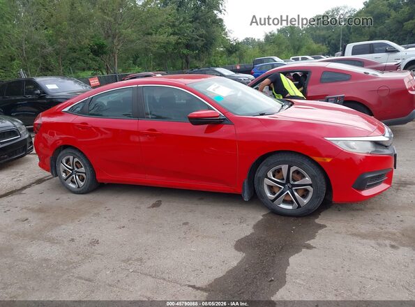 2HGFC2F59JH541725 2018 HONDA CIVIC Red Vista interior trasera