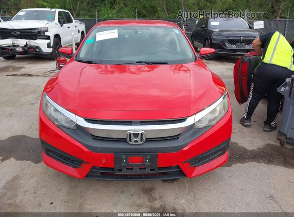 2HGFC2F59JH541725 2018 HONDA CIVIC Red Vista del cuadro de instrumentos