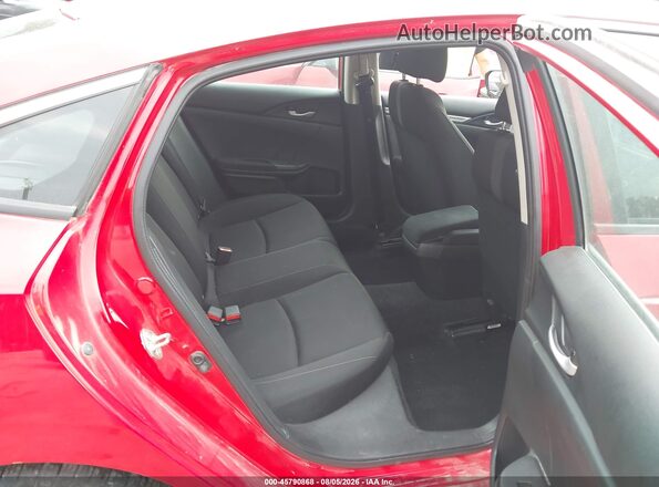 2HGFC2F59JH541725 2018 HONDA CIVIC Red Vista de la etiqueta del VIN