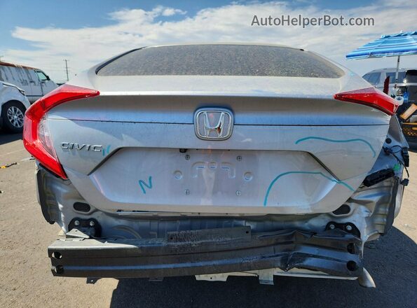 2HGFC2F59JH542695 2018 HONDA CIVIC Silver Vista trasera