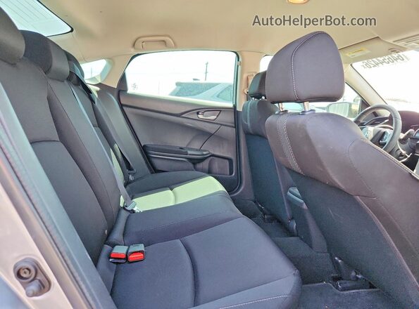 2HGFC2F59JH542695 2018 HONDA CIVIC Silver Vista de los asientos traseros