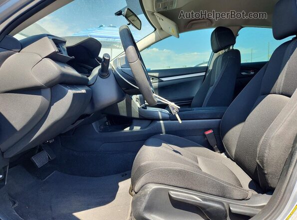2HGFC2F59JH542695 2018 HONDA CIVIC Silver Vista interior delantera