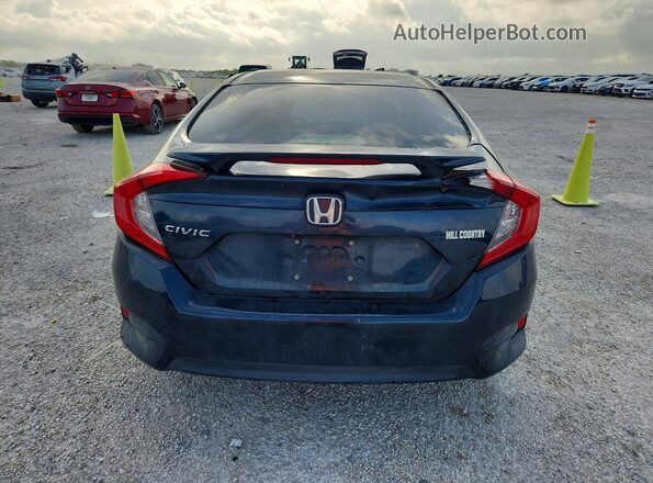 2HGFC2F59JH550134 2018 HONDA CIVIC Gray Widok z tyłu