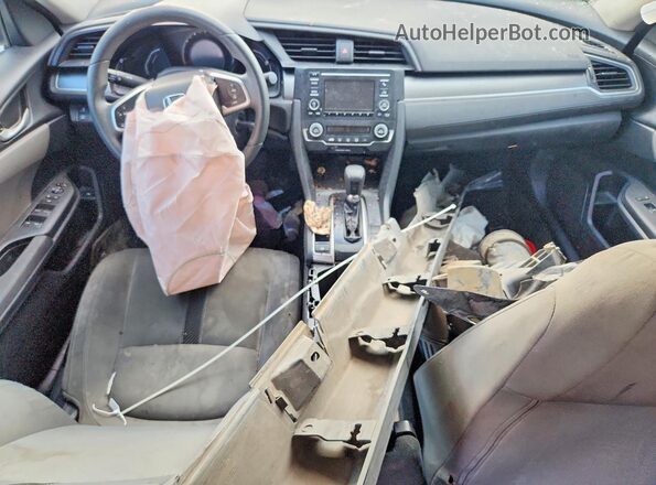 2HGFC2F59JH550134 2018 HONDA CIVIC Gray Widok deski rozdzielczej