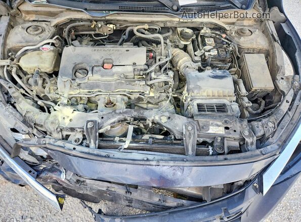2HGFC2F59JH550134 2018 HONDA CIVIC Gray Widok wnętrza z tyłu