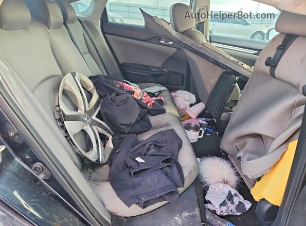 2HGFC2F59JH550134 2018 HONDA CIVIC Gray Widok tylnych siedzeń