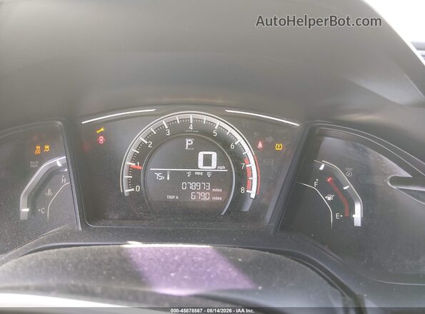 2HGFC2F59JH550487 2018 HONDA CIVIC Silver Vista de los asientos traseros