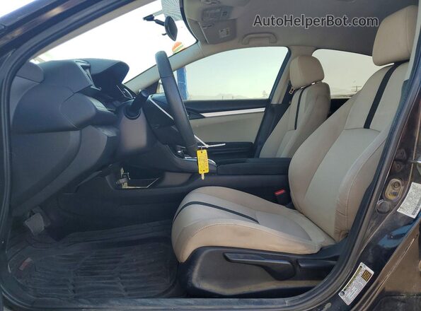 2HGFC2F59JH560114 2018 HONDA CIVIC Black Front interior view