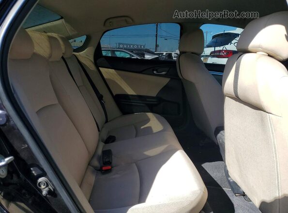 2HGFC2F59JH560114 2018 HONDA CIVIC Black Rear seats view