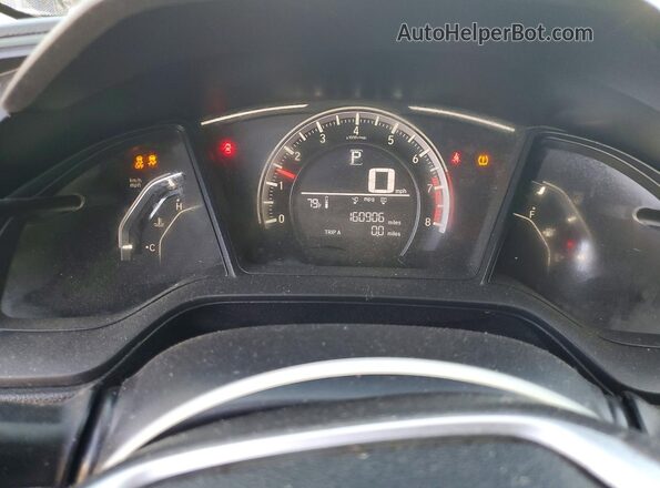 2HGFC2F59JH560114 2018 HONDA CIVIC Black Instrument cluster view