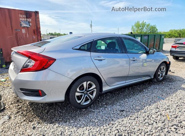 2HGFC2F59JH566723 2018 HONDA CIVIC Серебряный Задняя правая четверть