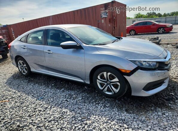2HGFC2F59JH566723 2018 HONDA CIVIC Серебряный Передняя правая четверть