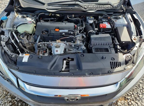 2HGFC2F59JH566723 2018 HONDA CIVIC Серебряный Вид задней части салона