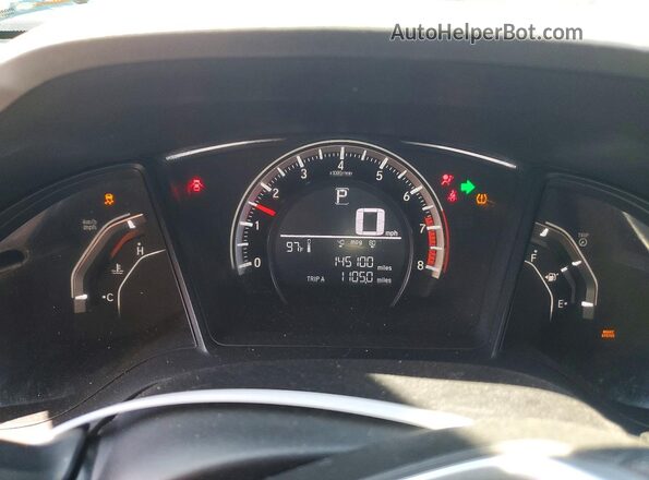 2HGFC2F5XGH519502 2016 HONDA CIVIC White Instrument cluster view