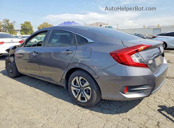 2HGFC2F5XGH526529 2016 HONDA CIVIC Gray Trasero izquierdo