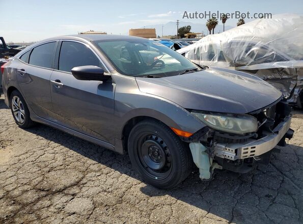 2HGFC2F5XGH526529 2016 HONDA CIVIC Gray Delantero derecho