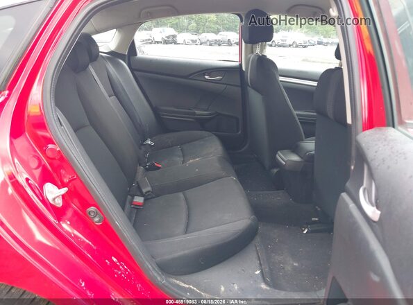 2HGFC2F5XGH562737 2016 HONDA CIVIC Red Widok naklejki z numerem VIN