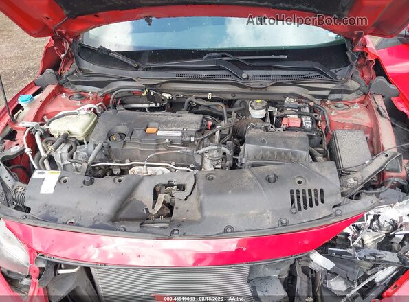 2HGFC2F5XGH562737 2016 HONDA CIVIC Red Widok z tyłu