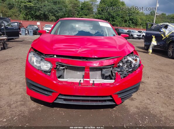 2HGFC2F5XGH562737 2016 HONDA CIVIC Red Widok zestawu wskaźników