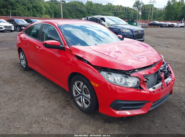 2HGFC2F5XGH562737 2016 HONDA CIVIC Red 