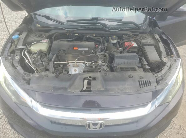 2HGFC2F5XGH575987 2016 HONDA CIVIC Black Սալոնի հետևի տեսք