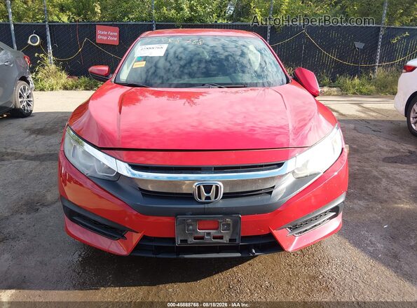 2HGFC2F5XGH576346 2016 HONDA CIVIC Red წინა პანელის ხედი