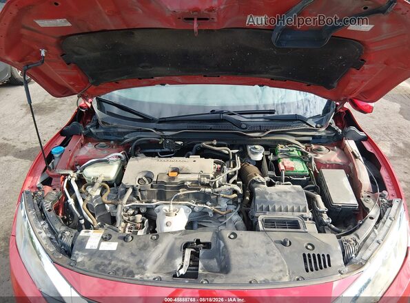 2HGFC2F5XGH576346 2016 HONDA CIVIC Red უკანა ხედი