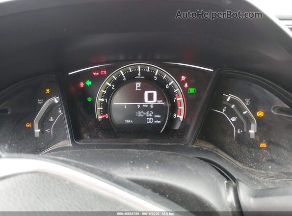 2HGFC2F5XGH576346 2016 HONDA CIVIC Red უკანა სავარძლების ხედი