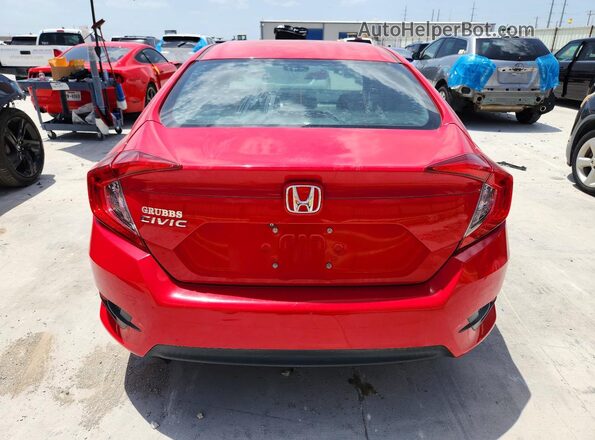 2HGFC2F5XHH502247 2017 HONDA CIVIC Red Rear view