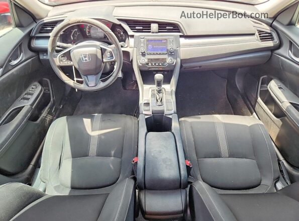 2HGFC2F5XHH502247 2017 HONDA CIVIC Red Dashboard view