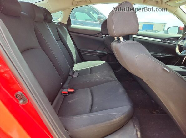 2HGFC2F5XHH502247 2017 HONDA CIVIC Red Rear seats view