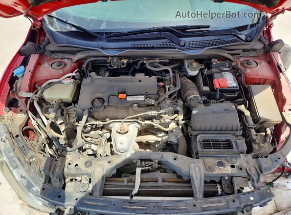 2HGFC2F5XHH502247 2017 HONDA CIVIC Red Rear interior view