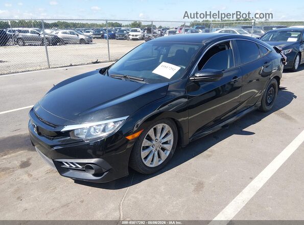 2HGFC2F5XHH514799 2017 HONDA CIVIC Black Առջևի ձախ երեք քառորդ տեսարան