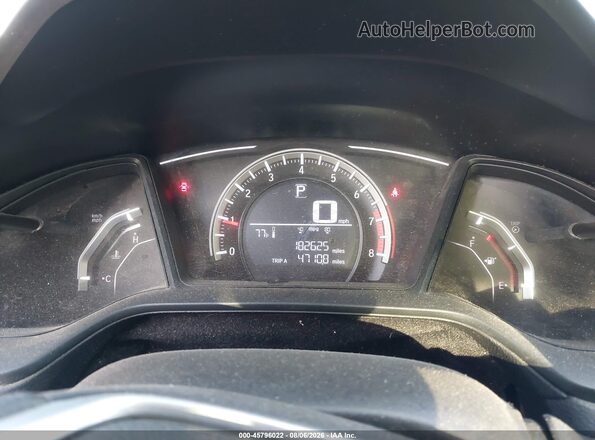2HGFC2F5XHH532025 2017 HONDA CIVIC Black Widok tylnych siedzeń