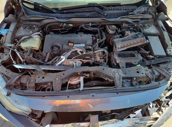 2HGFC2F5XHH548550 2017 HONDA CIVIC Угольный Вид задней части салона