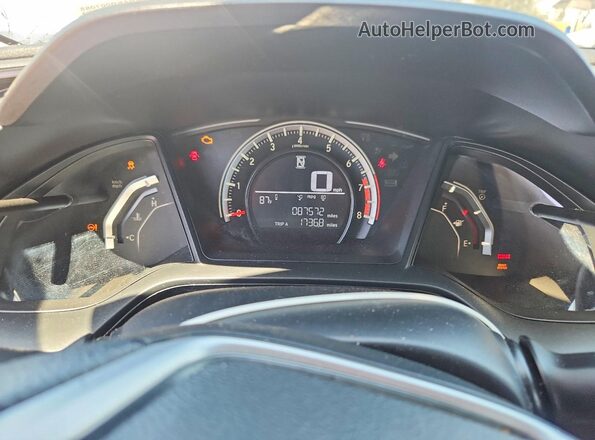 2HGFC2F5XHH548550 2017 HONDA CIVIC Угольный Вид щитка приборов