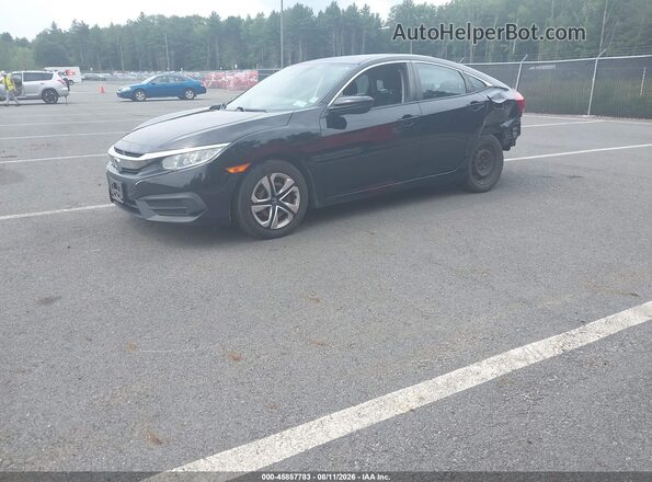 2HGFC2F5XHH558155 2017 HONDA CIVIC Black წინა მარცხენა ხედი სამი მეოთხედიდან