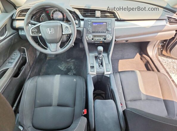 2HGFC2F5XHH562965 2017 HONDA CIVIC Black Vista del salpicadero