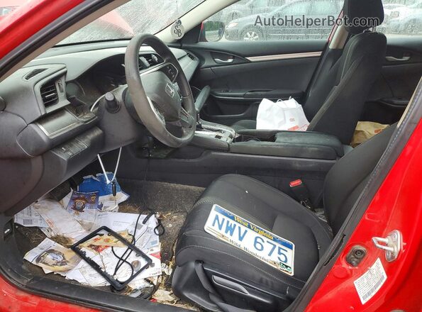 2HGFC2F5XHH566790 2017 HONDA CIVIC Красный Вид панели приборов