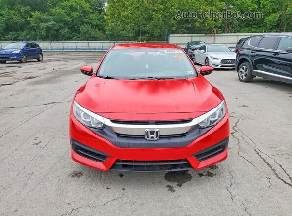 2HGFC2F5XHH566790 2017 HONDA CIVIC Красный Вид сзади