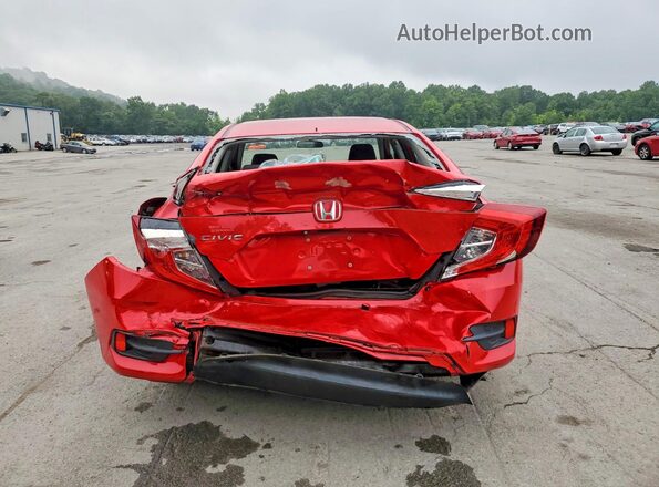 2HGFC2F5XHH566790 2017 HONDA CIVIC Красный Вид салона спереди