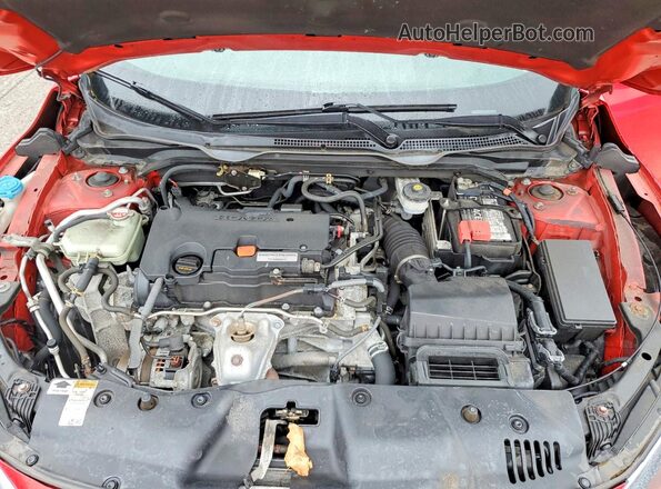 2HGFC2F5XHH566790 2017 HONDA CIVIC Красный Вид подкапотного пространства
