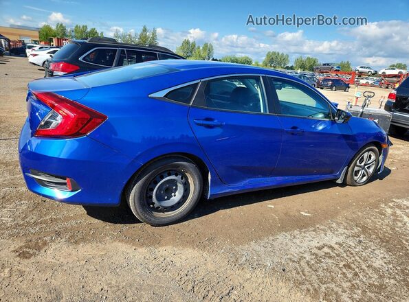 2HGFC2F5XJH012235 2018 HONDA CIVIC Blue Tył prawy