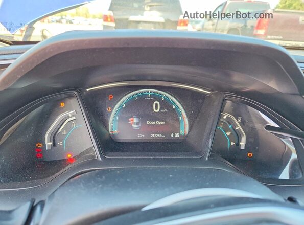 2HGFC2F5XJH012235 2018 HONDA CIVIC Blue Widok zestawu wskaźników