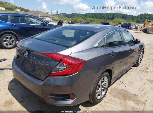 2HGFC2F5XJH531995 2018 HONDA CIVIC Серый Задняя правая четверть