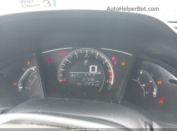 2HGFC2F5XJH539062 2018 HONDA CIVIC Blue Widok tylnych siedzeń