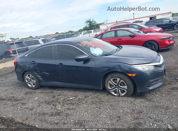 2HGFC2F5XJH539062 2018 HONDA CIVIC Blue Widok wnętrza z tyłu
