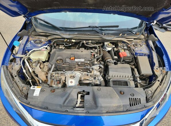 2HGFC2F5XJH575883 2018 HONDA CIVIC Blue Սալոնի հետևի տեսք