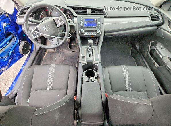 2HGFC2F5XJH575883 2018 HONDA CIVIC Blue Առջևի վահանակի տեսք