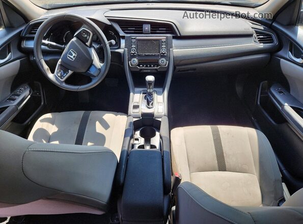 2HGFC2F5XJH606419 2018 HONDA CIVIC Charcoal Dashboard view